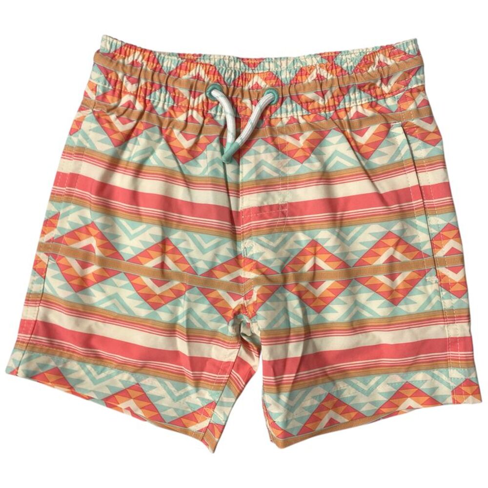 Member's Mark Boys Resort Built-In Liner Swim Trunk - Orange